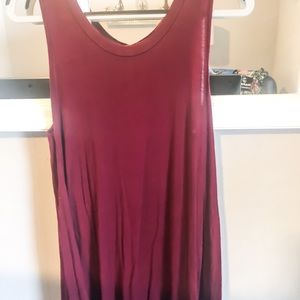 Maroon tunic